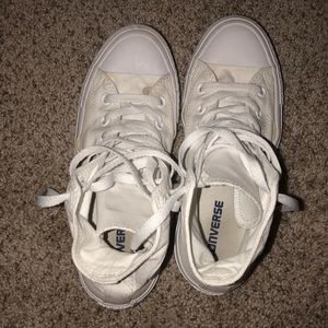 All white converse